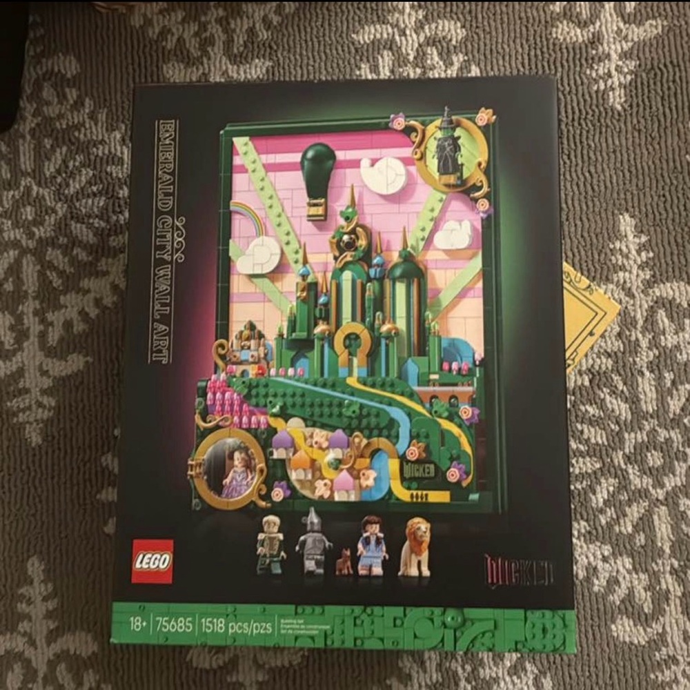 Lego Wicked Emerald city wall art
